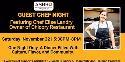 Guest Chef Night - Featuring Elise Landry