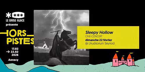 Sleepy Hollow cin\u00e9-concert \u00e0 l'Auditorium Seynod \u2022 Festival Hors Pistes