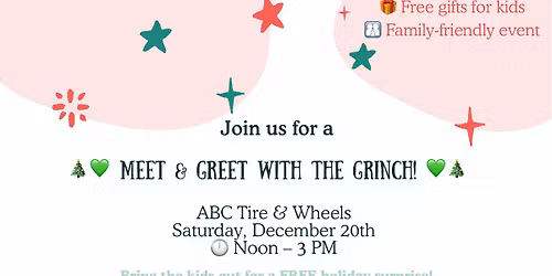 Meet and greet with the grinch