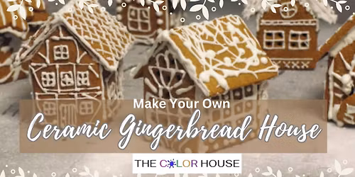 Make Your Own Mini Ceramic Gingerbread House