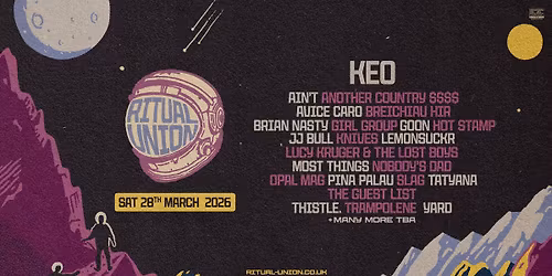 Ritual Union | Saturday 28th March 2026 | SWX, Strange Brew & Rough Trade