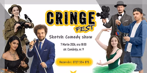 \ud83c\udfad CRINGE FEST \u2013 Sketch Comedy Show PREMIERA