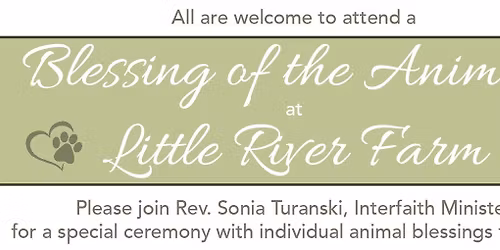 Blessing of the Animals at Little River Farm