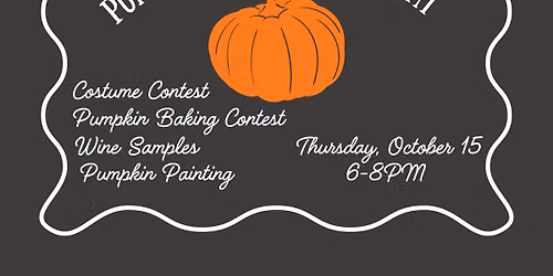 Pumpkin Patch Ladies Night & Pumpkin Baking Contest