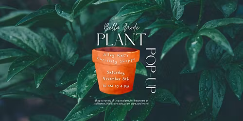 Bella Node Plant Shop Pop-Up @ Alley Kat's
