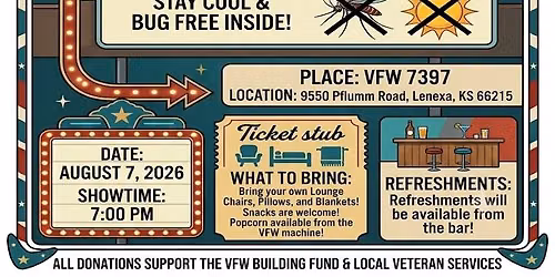 \ud83c\udfac\ud83c\udf7f MOVIE NIGHT AT THE VFW! \ud83c\udf7f\ud83c\udfac