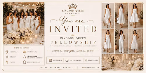 Kingdom Queen Fellowship | An Intimate Evening for Christian Women