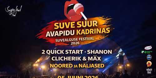 Kadrina Suvealguse Festival 2026 - 5. juuni 2026 - 2 Quick Start, Shanon jpt.