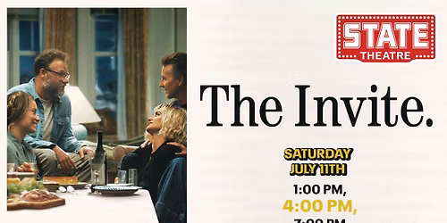 THE INVITE - Sat, July 11th @ 4 PM