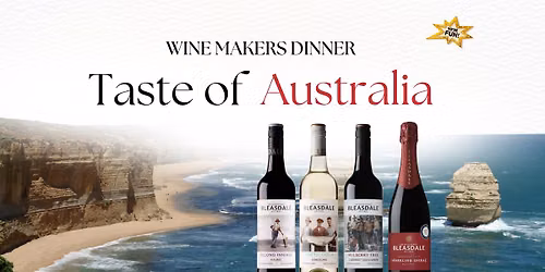 Wine Makers Dinner \u2013 Taste of Australia