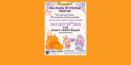 TAB Presents: Halloween Figure Painting \/ Pinturas en Figuras p'al Noche de Brujas