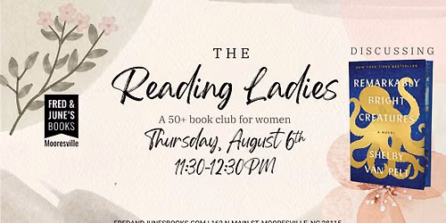 The Reading Ladies Book Club (50+; Mooresville)