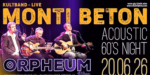 MONTI BETONs Acoustic 60's Night