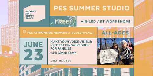 PES SUMMER STUDIO | 6\/23 @ 4 PM with Aimee Koran | Make Your Voice Visible!