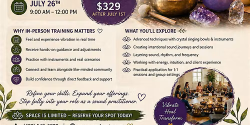 Advanced Sound Healing Training