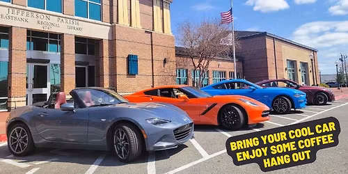 Cars & Coffee at the Library