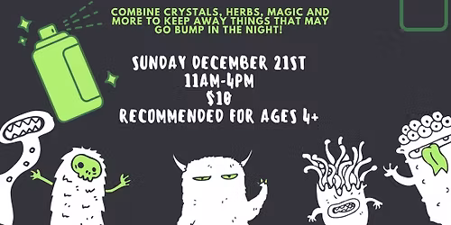 Make Your Own Monster Spray at The Serpent's Key