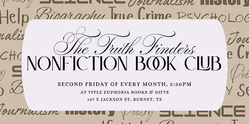 The Truth Finders Book Club at Title Euphoria