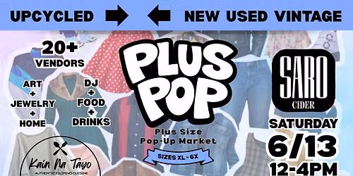 PLUS POP - Plus Size Pop-Up Summer Market