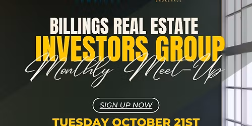Billings Real Estate Investors Group Meet-Up