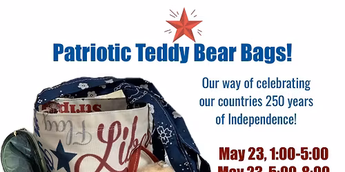 Patriotic Teddy-Bear Designer Bags