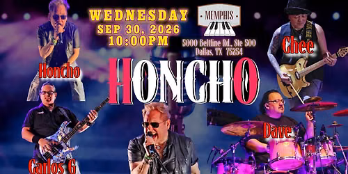 September Send-Off with HONCHO The Band at Memphis Nightclub