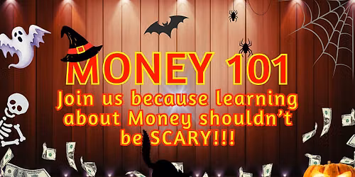 Join us for MONEY 101 at Funny Bone Comedy Club in Pembroke Square, VB!
