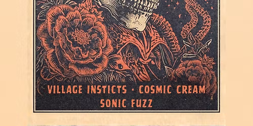 Village Insticts \u2022 Cosmic Cream \u2022 Sonic Fuzz @ MAXINE\u2019S LIVE