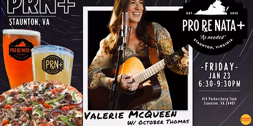 Valerie McQueen w\/ October Thomas @ Pro Re Nata+ Staunton