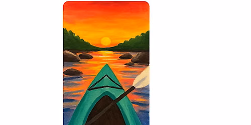 Calgary\u2019s Paint & Sip Experience at Raw Canvas: $25 Tuesday, Level 1