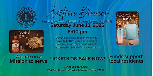 Bottles & Bags Dinner and Auction