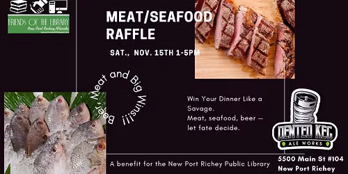 Meat\/Seafood Raffle Benefit for Friends of the NPR Library