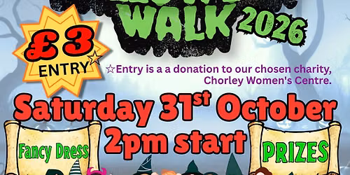 The Chorley Charity Halloween Walk 2026