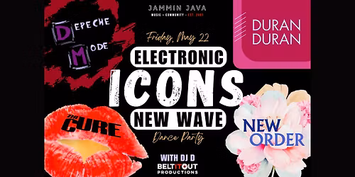 ICONS - Electronic New Wave Dance Party ft. DJ D at Jammin Java