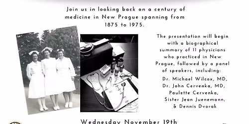 History of Medicine in New Prague