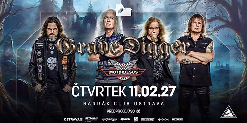 GRAVE DIGGER, MOTORJESUS - Ostrava\/Barr\u00e1k