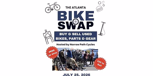 The Atlanta Swap Meet\ud83d\udeb2 \u2013 The City\u2019s SECOND Annual In-Person Bicycle Swap Meet!
