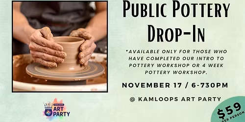 NEW! Public Pottery Drop-In