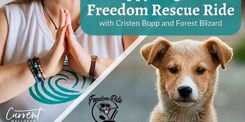 Puppy Yoga for Freedom Rescue Ride