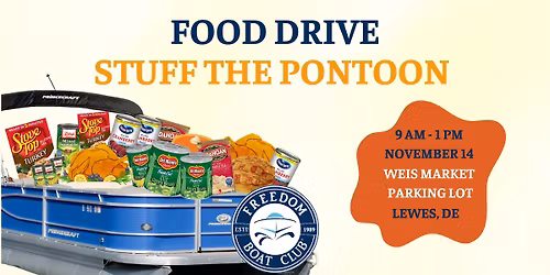 Stuff the Pontoon: Food Drive for the Delaware Food Bank
