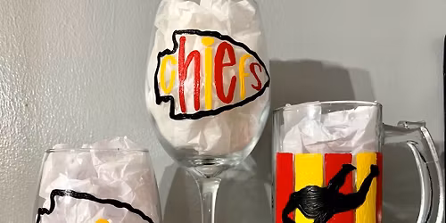 Chiefs Glass Painting Party