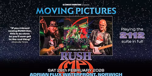 Moving Pictures (Rush Tribute) live in Norwich