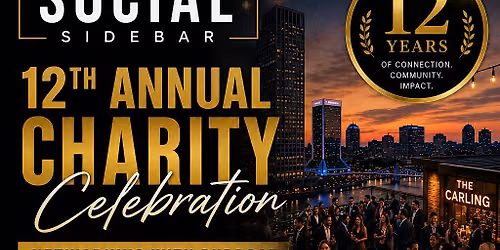 12TH ANNUAL SOCIAL SIDEBAR CHARITY CELEBRATION