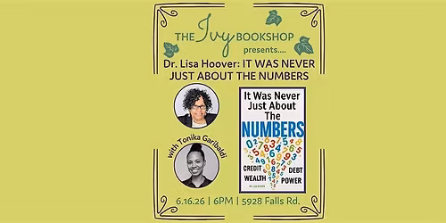 Dr. Lisa Hoover with Tonika Garibaldi: IT WAS NEVER JUST ABOUT THE NUMBERS