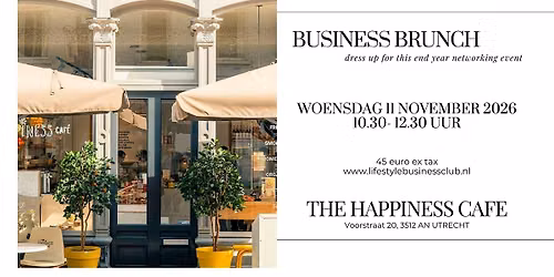 Business Brunch Utrecht - The Happiness Cafe