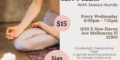 Candlelight Gentle Yoga \u2013 Rest & Relax