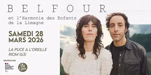 BELFOUR & l'Harmonie des enfants de la Limagne | La Puce a L'Oreille, Riom (63)