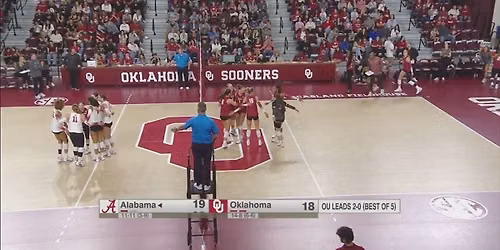 Oklahoma Sooners at Alabama Crimson Tide Womens Volleyball at Foster Auditorium