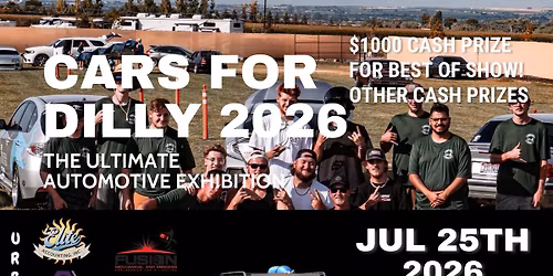 CARS FOR DILLY 2026!