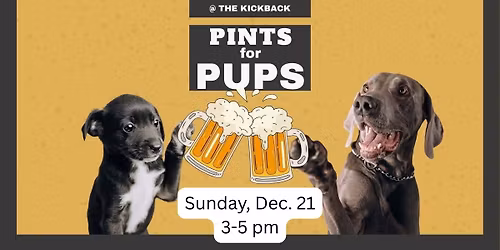December Pints for Pups